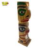Image 3 : Vintage South Asian Hand Carved & Painted Totem Pole
