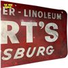 Image 3 : Vintage Birt's Rossburg Wallpaper-Linoleum Metal Advertising Sign