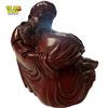 Image 2 : Vintage Heavy Red Resin Asian Figure