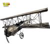 Image 1 : Hanging Metal Airplane Décor