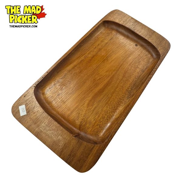 Vintage Kelbert Trophies Teak Tray