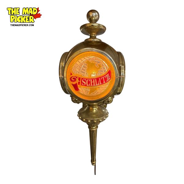 Vintage Schlitz Wall Sconce Light Fixture