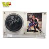 Image 1 : Guy Lafleur Signed Hockey Puck & Pro Set Card