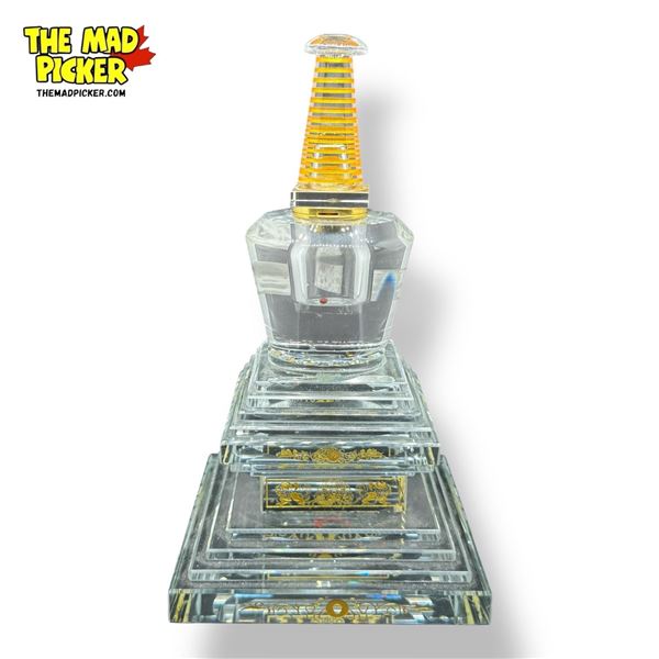 Vintage Tibet Temple Glass Statue