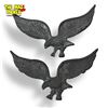 Image 1 : 2x Vintage Cast Metal Flying Eagles