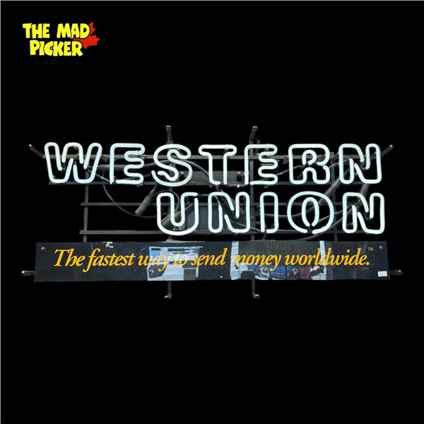 Vintage Western Union Neon Sign