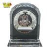 Image 3 : Crystal Skeleton Face Roman Numeral Dial Table Clock