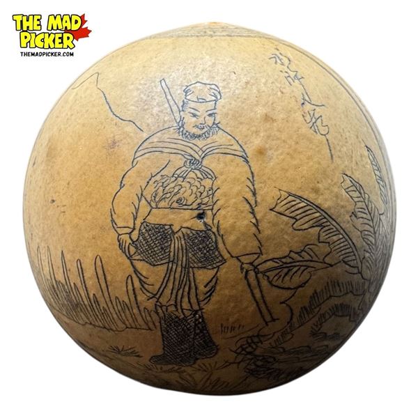 Vintage Hand Made Opium Flower Head