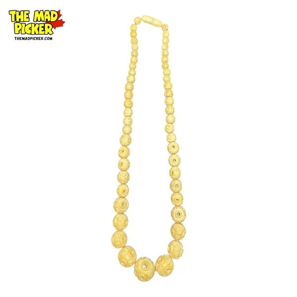 Vintage Hand Carved Specimen Necklace