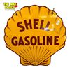 Image 1 : Vintage Reproduction Shell Gasoline Porcelain Sign