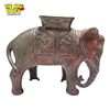 Image 1 : Vintage Cast Metal Elephant Coin Bank