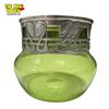 Image 3 : Vintage Arts & Crafts Liberty Style Green Glass Vase