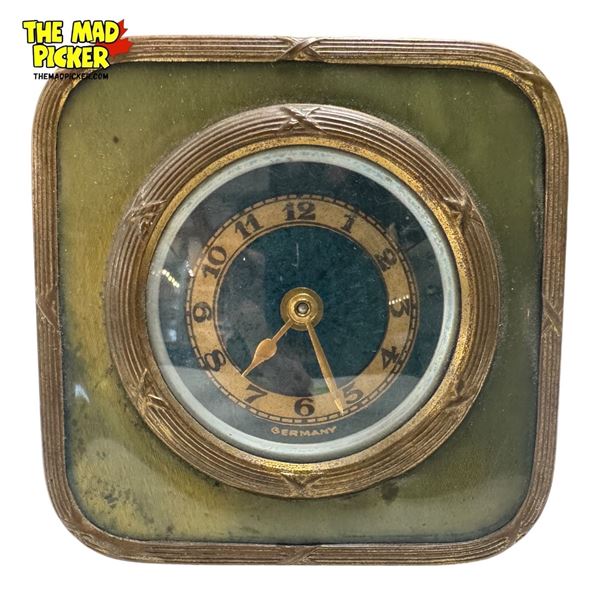 Antique Art Deco Portable Table Clock German Made
