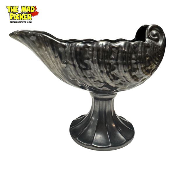 Vintage 1960's Beswick England (#1790) Black Shell Vase