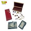 Image 1 : Vintage Variety: Cufflinks, Matching Wallet + Cigarette Case, Memo Pad, & More