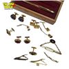 Image 2 : Vintage Variety: Cufflinks, Matching Wallet + Cigarette Case, Memo Pad, & More