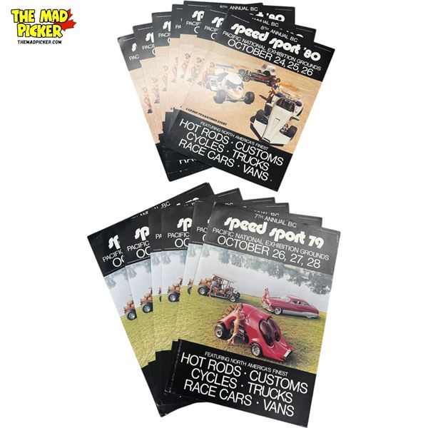 12x 1980 Speed Sport Advertising Posters