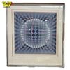 Image 1 : Mid Century Modern Victor Vasarely Signed Geometric Circle Pop Op Art L.E.P