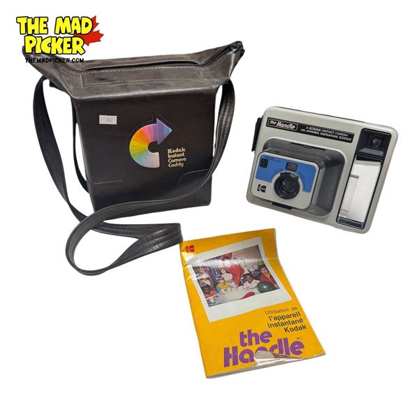 Vintage Kodak Instant Camera With Caddy