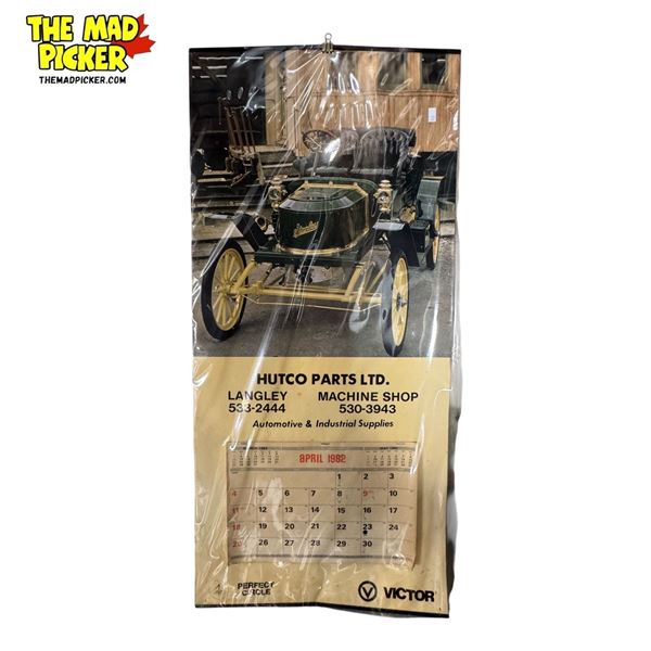 1982 Hutco Parts Ltd. Advertising Poster Calendar