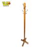 Image 1 : Antique Wooden Coat Rack With Brass Arms