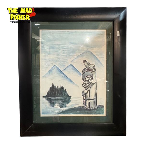 1964 Skidegate McGuine First Nations Print