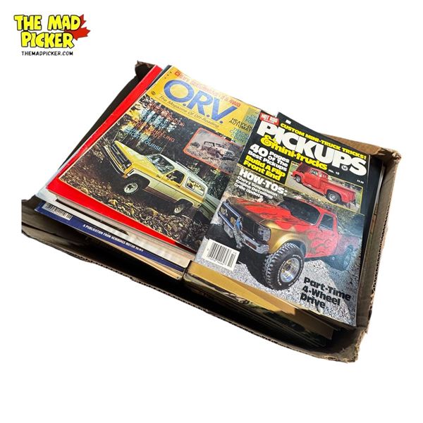 Assorted Automotive Magazines : ORV, Bulb Horn, Car Collector, & More Much