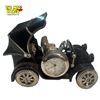 Image 3 : 2x Car Themed Cast Metal Table Clocks