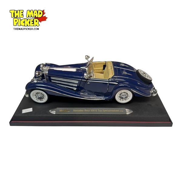 Maisto Mercedes-Benz 500 K Type Specia Roadster (1936) 1:18 Scale Die Cast Model Car