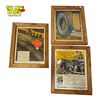 Image 1 : 3x Framed Vintage Tire Advertising Cut Outs: Goodyear & Goodrich