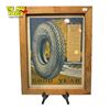 Image 4 : 3x Framed Vintage Tire Advertising Cut Outs: Goodyear & Goodrich