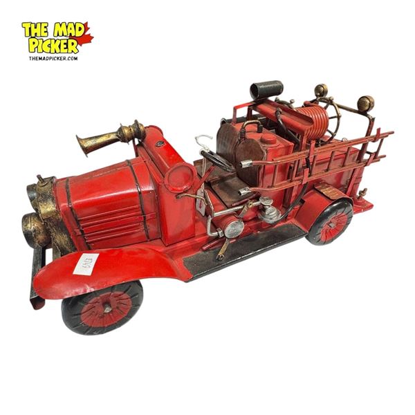 Vintage Metal Model Firetruck