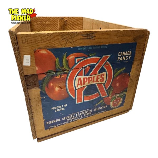 Vintage Keremos Growers Apple Crate