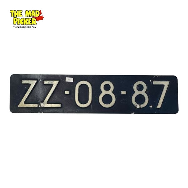 Vintage License Plate