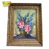 Image 1 : Vintage Original Floral Still Painting On Canvas