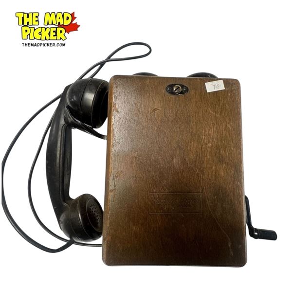 Vintage Northern Electric Crank Telephone