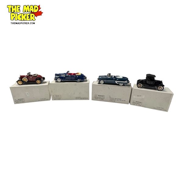 4x The National Motor Museum Mint Die Cast Cars