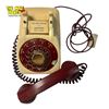 Image 2 : Vintage Red & Ivory Rotary Dial Desk Phone