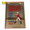 Image 1 : "Johnny Walker" Wood Framed Pub Mirror - 17" x 25"