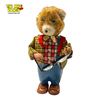 Image 1 : Vintage 7" Tin Toy Bear - Key Wound