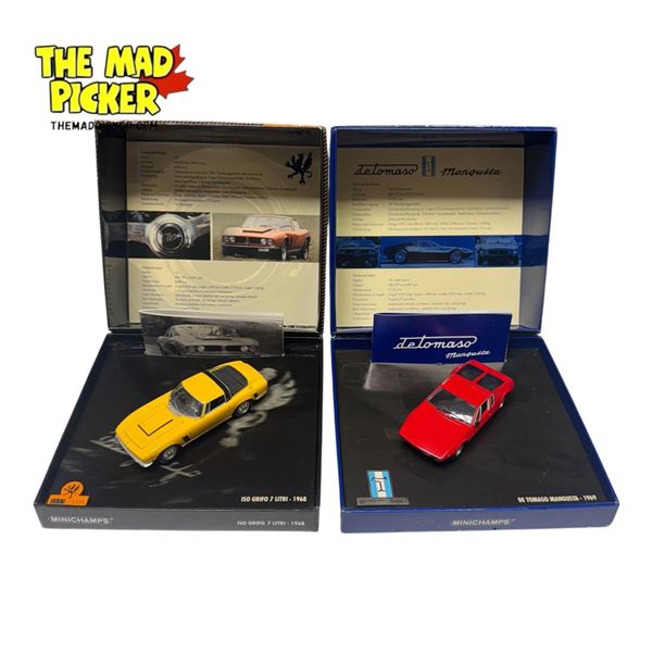 Mini Champs 1968 Iso Grifo & 1969  De Tomoso Mangusta