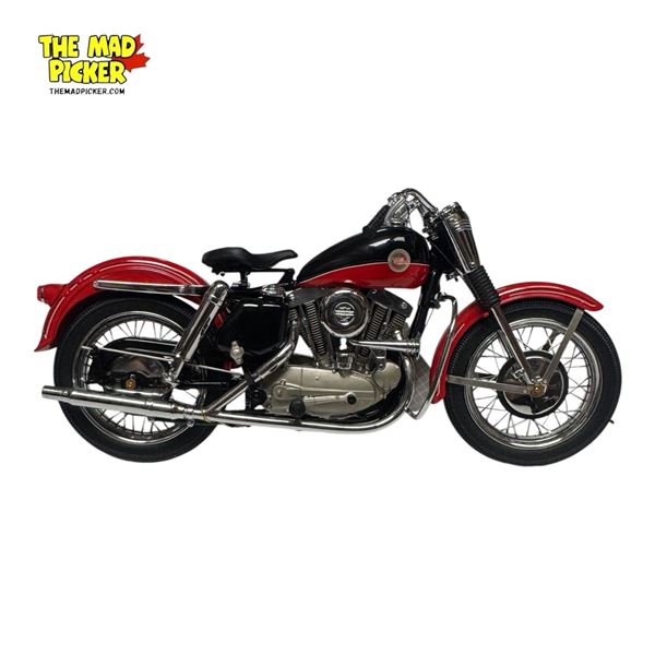Model of a 1957 Harley Davidson Sportster Motorcyle