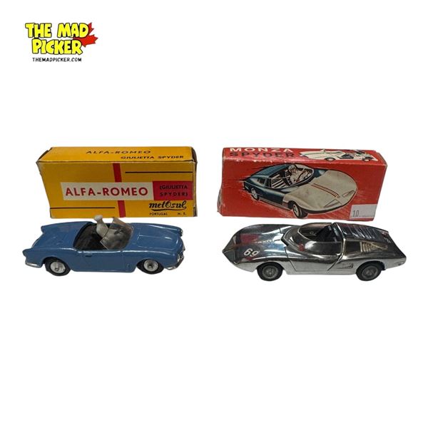 MetOsul Giulietta Spyder & Tekno Monza Spyder Diecast