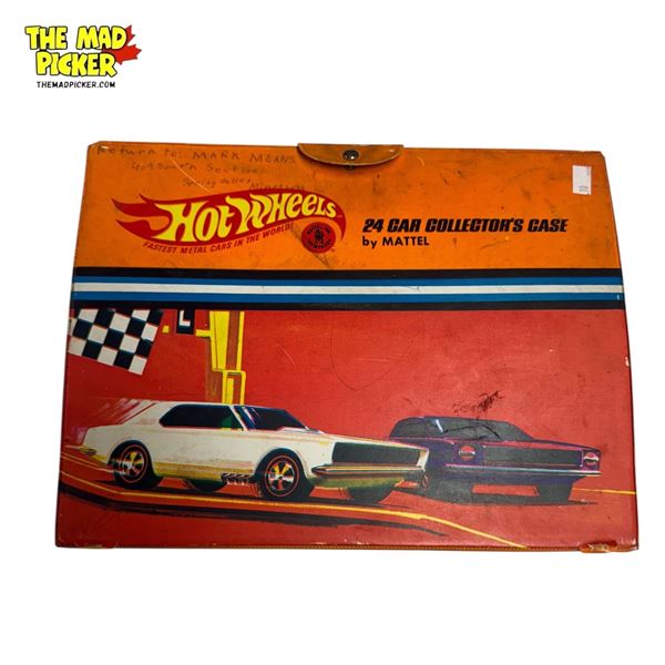Mattel Hot Wheels 24 Car Carry Case with 10 Cars