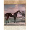 Image 3 : 3 Vintage Equestrian Prints in a Single Frame - 46" x 24"