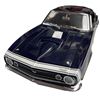 Image 3 : Diecast Lane Automotive Navy Blue Chevy Camero - 1:18 Scale