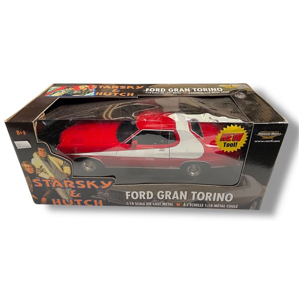 Diecast Ertl Starsky & Hutch Muscle Car - 1:18 Scale