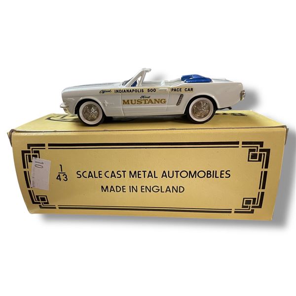 Diecast Brooklin 1964 1/2 Ford Mustang Pace Car - 1:43 Scale Model