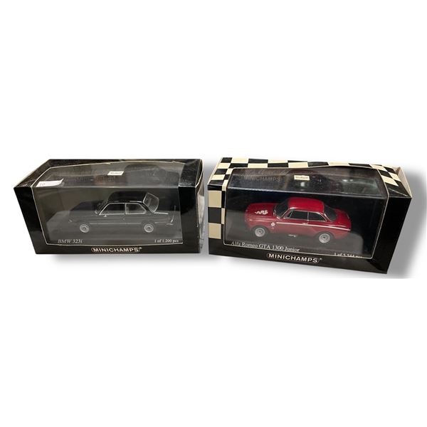 Minichamps 1975 BMW 323i & Alfa Romeo GTA 1300 Junior