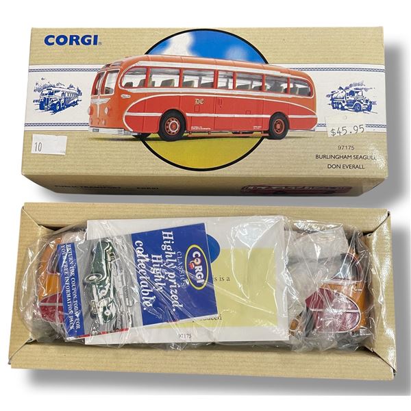 Corgi Burlingham Seagull Don Everall Die Cast Bus
